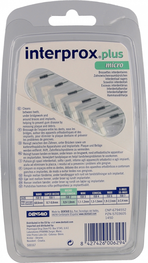 Interprox plus micro 2,4 mm (groen)