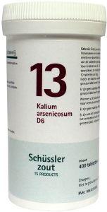 Kalium arsenicosum 13 D6 Schussler 400 tabletten Pfluger