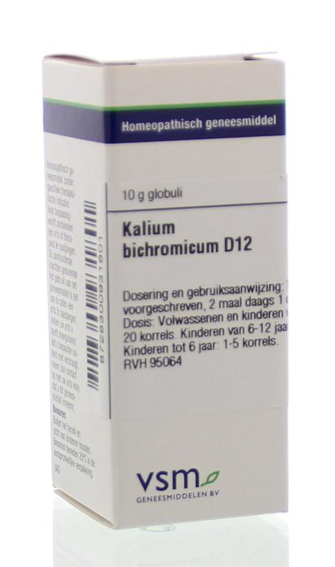 Kalium bichromicum D12 10 gram VSM