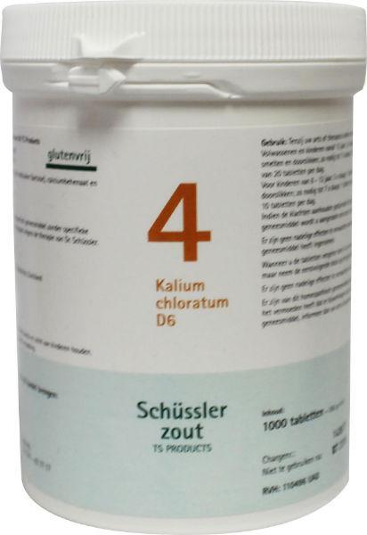 Kalium chloratum 4 D6 Schussler 1000 tabletten Pfluger