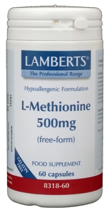 L-Methionine 500 mg 60 vegicapsules Lamberts