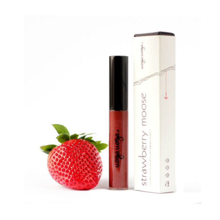 Lipgloss strawberry lips bio 7 ml Uoga Uoga