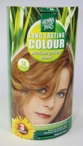 Long lasting colour 7.3 medium golden blond 100 ml Henna Plus