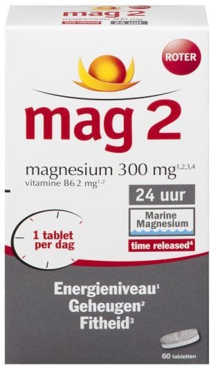 MAG2 24 Uurs 60 tabletten Roter