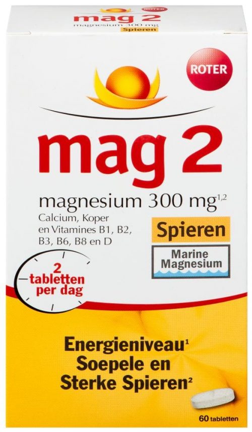 MAG2 Spieren 60 tabletten Roter