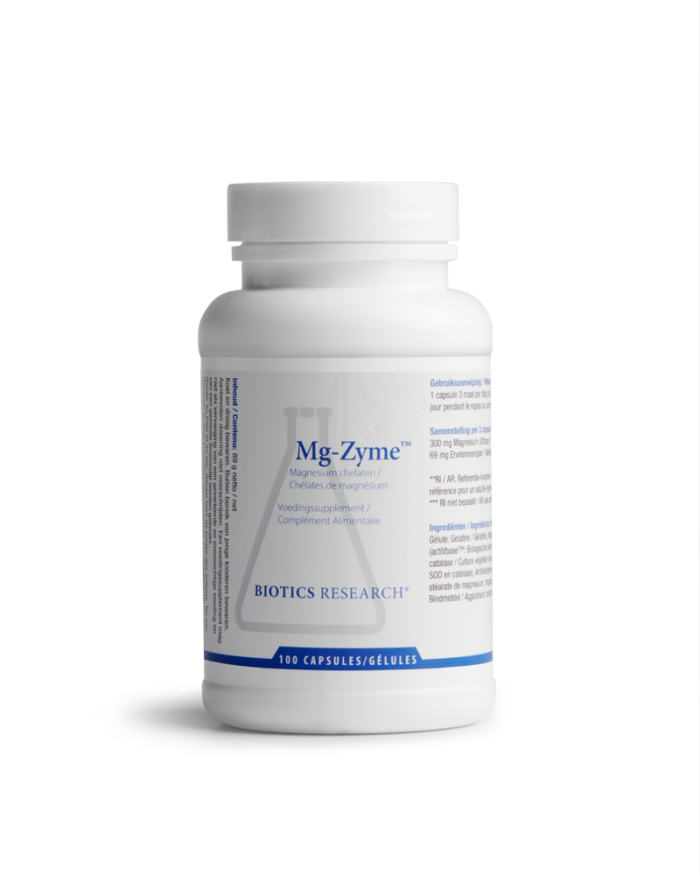 MG zyme 100 mg 100 capsules Biotics