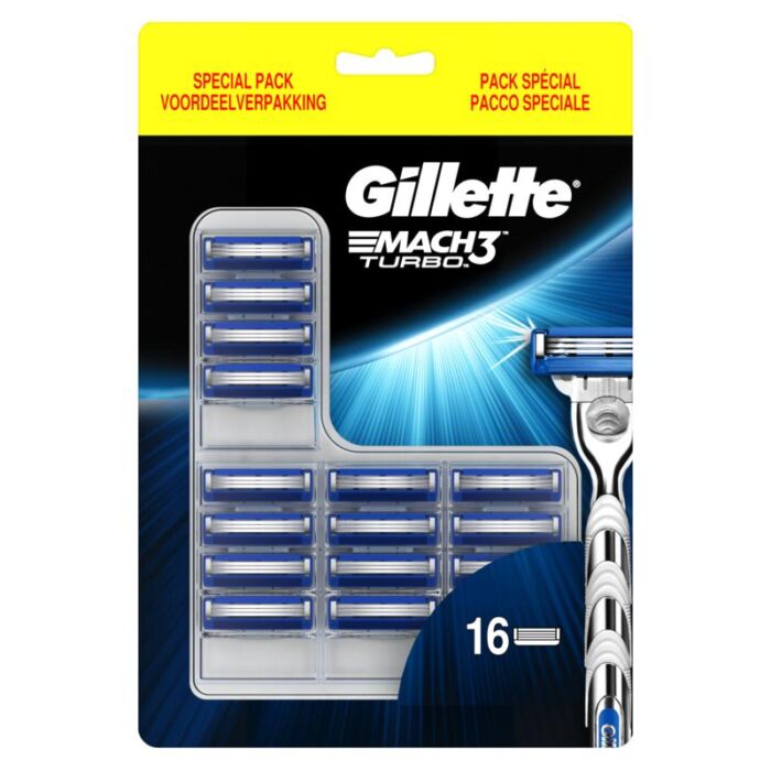 Mach3 turbo mesjes 16st Gillette