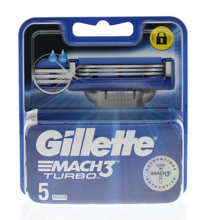 Mach3 turbo mesjes 5 stuks Gillette