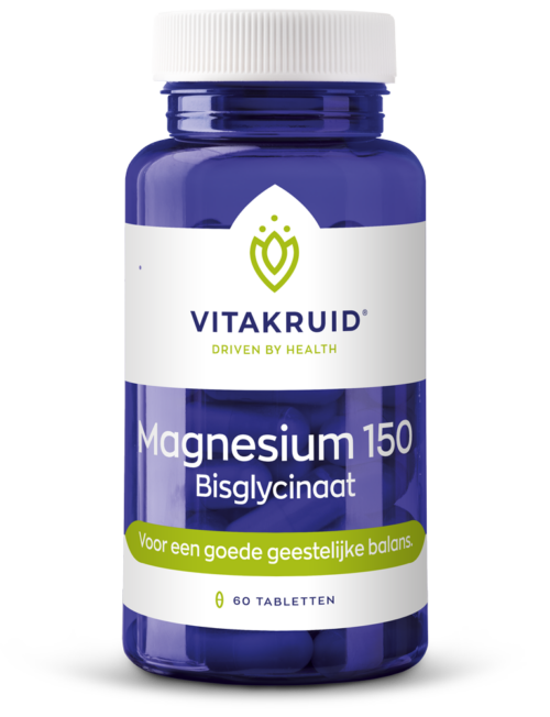 Magnesium 150 bisglycinaat 90 vegicapsules Vitakruid