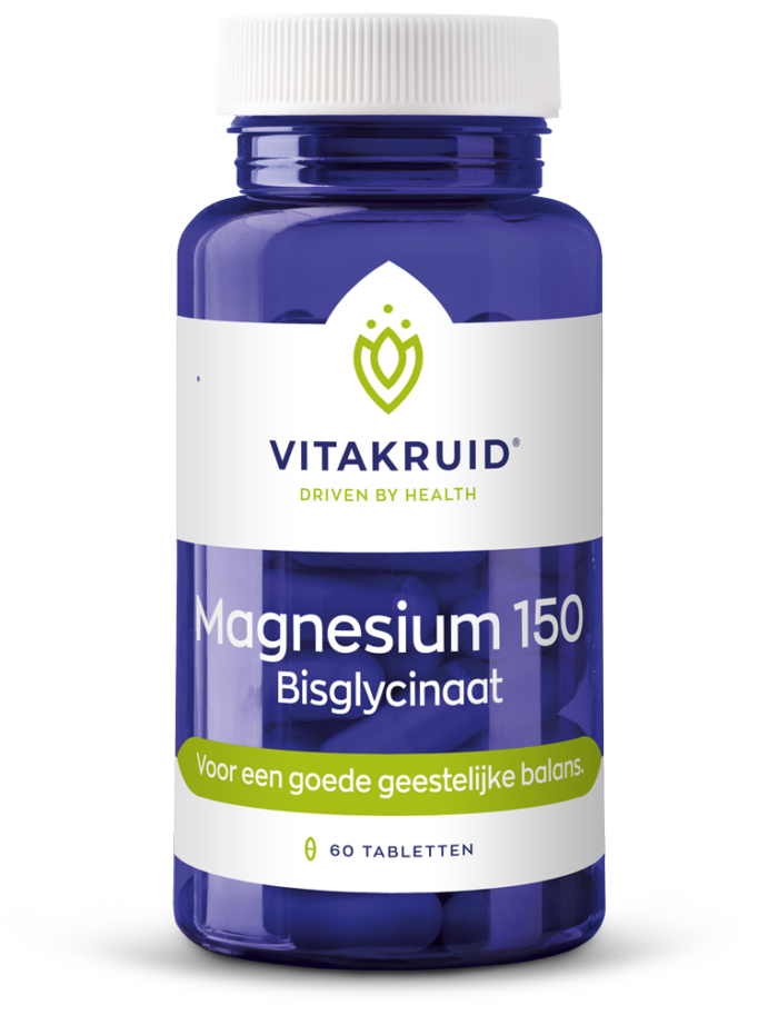 Magnesium 150 bisglycinaat 90 vegicapsules Vitakruid