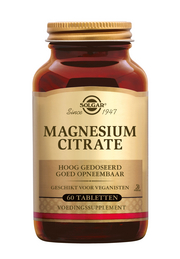 Magnesium Citrate 120 stuks Solgar