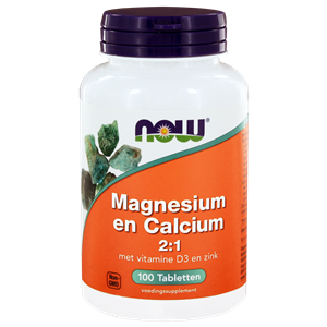 Magnesium & capsuleslcium 2:1 100 tabletten NOW