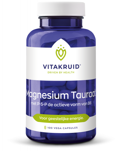 Magnesium tauraat met P-5-P 100 vegicapsules Vitakruid