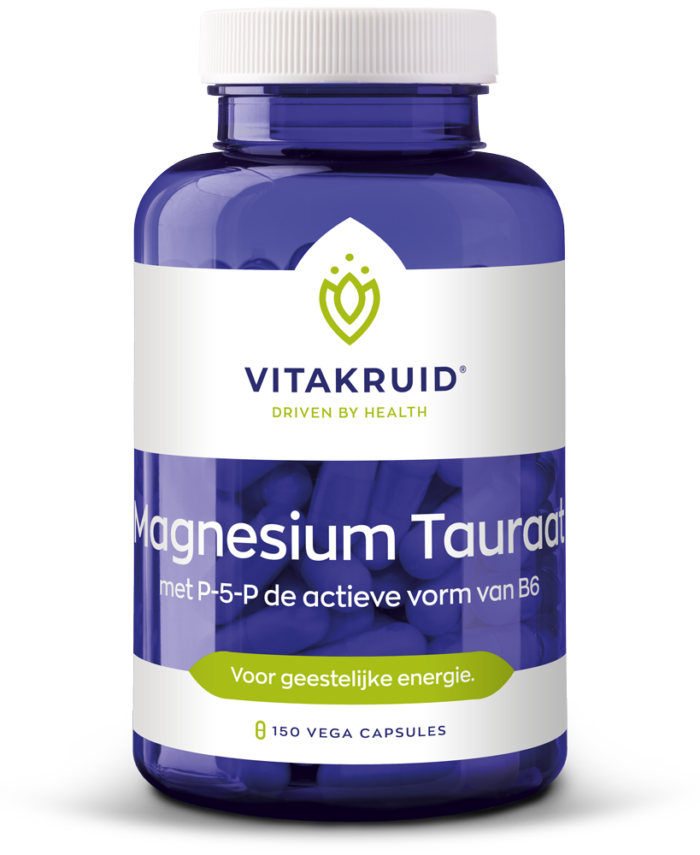 Magnesium tauraat met P-5-P 180 vegicapsules Vitakruid