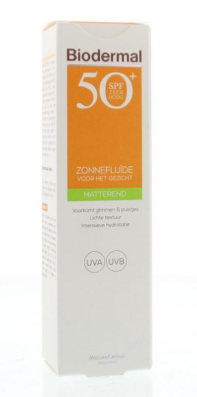 Matterende zonnefluid SPF50+ 40 ml Biodermal