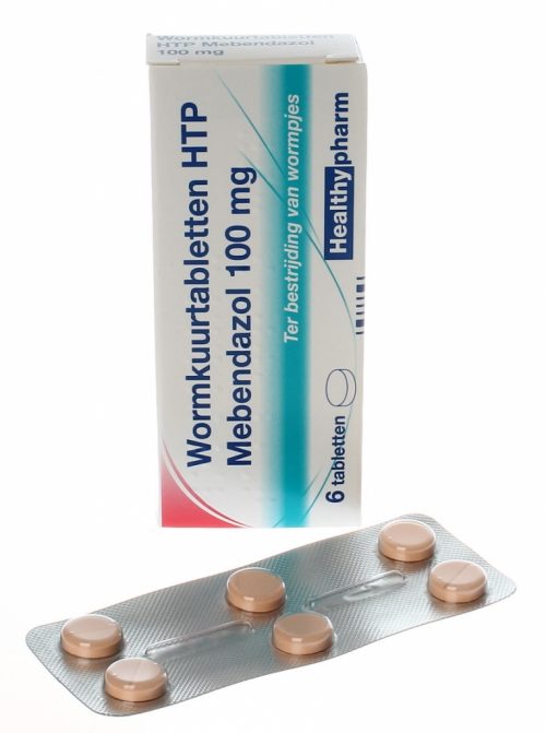 Mebendazol/wormkuur 2 tabletten Healthypharm