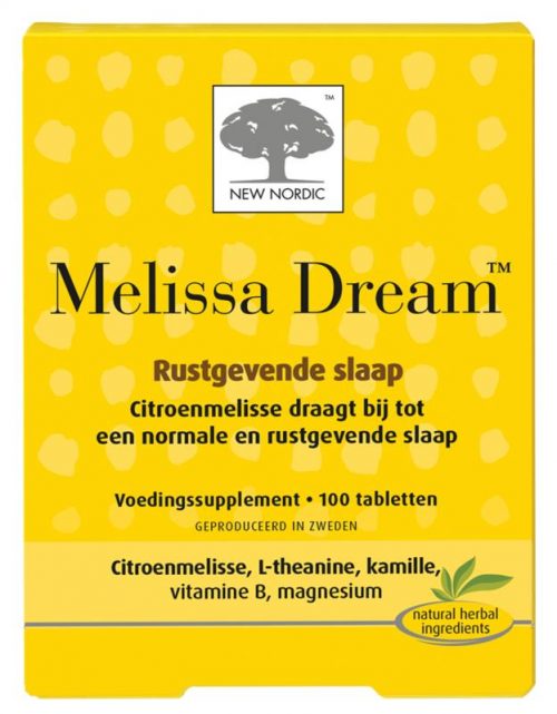 Melissa dream 100 tabletten New Nordic