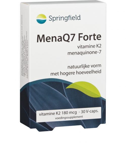 MenaQ7 Forte vitamine K2 180 mcg 30 vegicaps Springfield