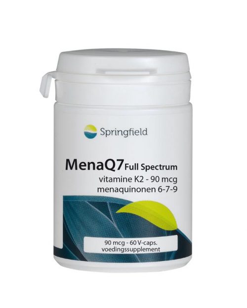 MenaQ7 Full Spectrum vitamine K2 90 mcg 60 vegicaps Springfield