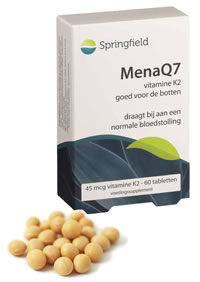 MenaQ7 vitamine K2 45 mcg 60 tabletten Springfield