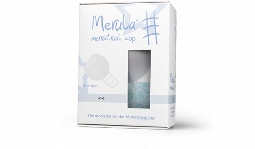Menstruatie cup ice kleurloos 1 stuks Merula