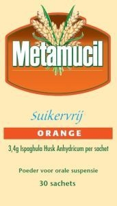 Metamucil orange 30 sachets suikervrij