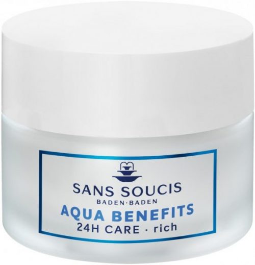 Moisture aqua benefits 24-h rich droge huid Sans Soucis