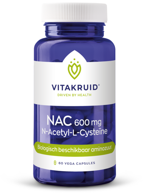 NAC 600 mg N-Acetyl-L-Cysteine 60 vegicapsules Vitakruid