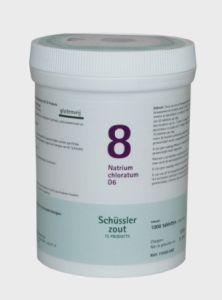 Natrium chloratum 8 D6 Schussler 1000 tabletten Pfluger