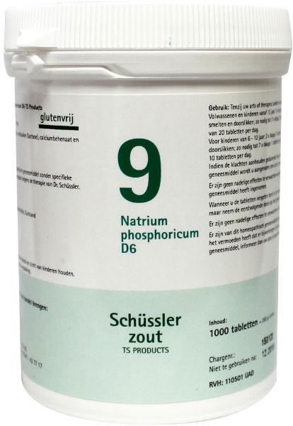 Natrium phosphoricum 9 D6 Schussler 1000 tabletten Pfluger