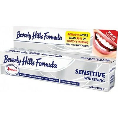 Natural white sensitive tandpasta 125 ml Beverly Hills