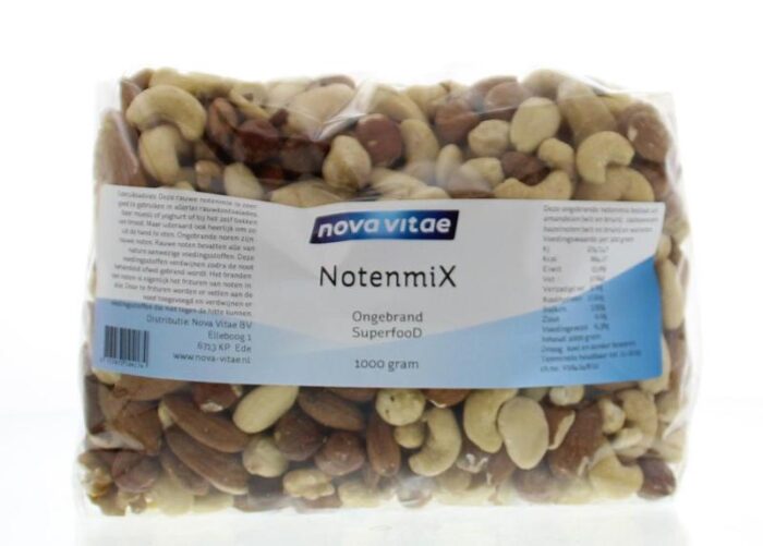 Notenmix Ongebrand 1000 gram Nova Vitae