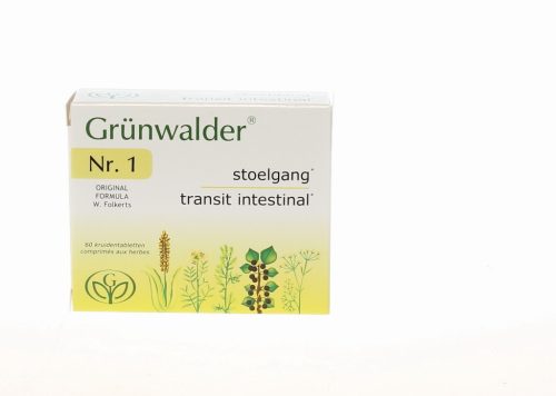Nr 1 kruidentablet 100 tabletten Grunwalder