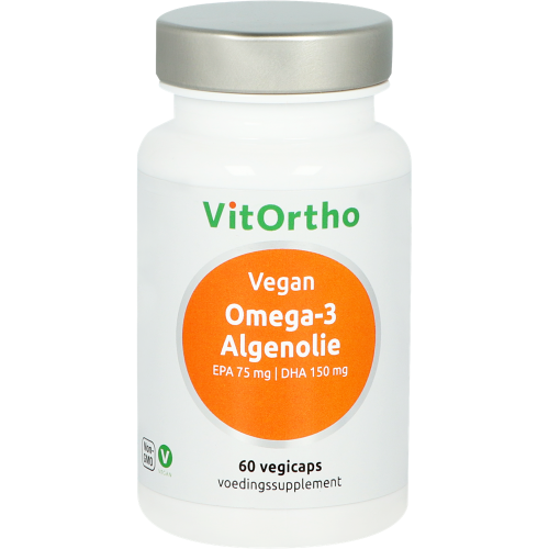 Omega-3 Algenolie- EPA75 mg DHA 150 mg 60 vegicapsules Vitortho