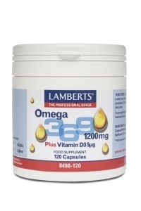 Omega 3 6 9 1200mg 120 capsules Lamberts