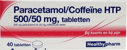 Paracetamol/Coffeine 40 tabletten Healthypharm