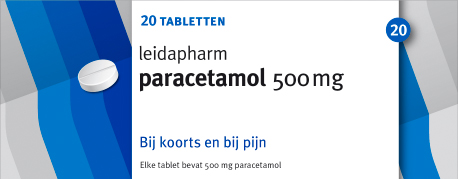 Paracetamol 500 mg 20 tabletten Leidapharm