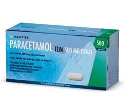 Paracetamol oval 50 tablets Teva ⋆ & Bik Pharmacy