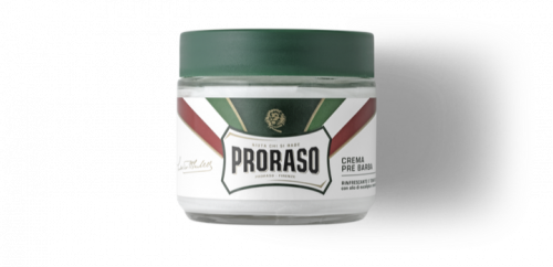 Preshave crème eucalyptus/menthol 100 ml (groen) Proraso