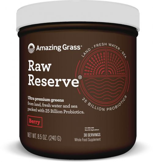 RAW Reserve berry green superfood 240 gram Amazing Grass