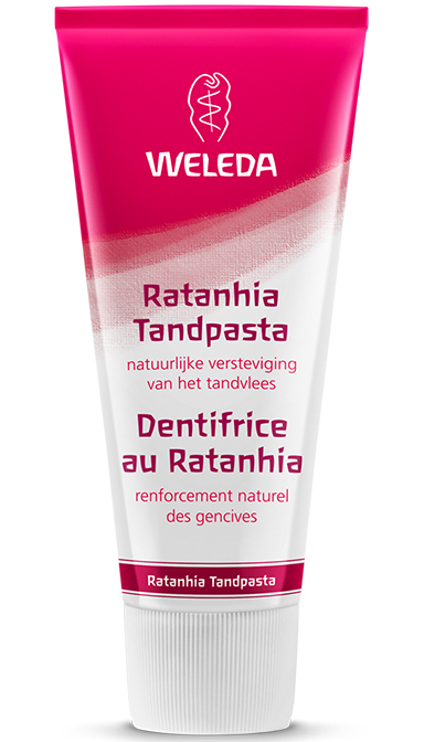 Ratanhia tandpasta 75 ml Weleda
