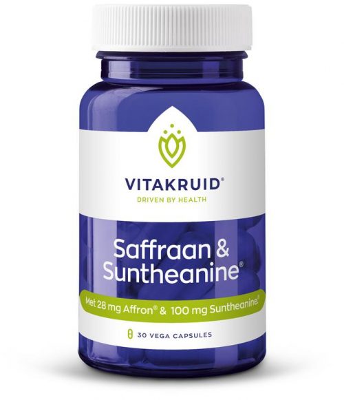 Saffraan & suntheanine 30 vegicapsules Vitakruid