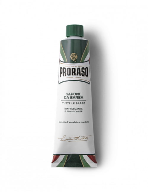 Scheercrème eucalyptus/mentho (groen tube) 150 ml Proraso