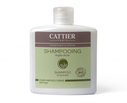 Shampoo vet haar groene klei 250 ml Cattier