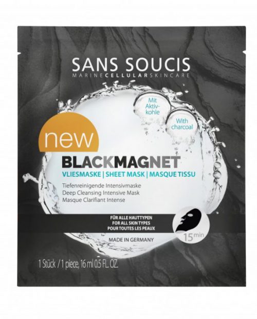 Sheet mask Black Magnet 1 stuk Sans Soucis