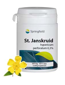 Sint Janskruid 500 mg 60 vegicapsules Springfield