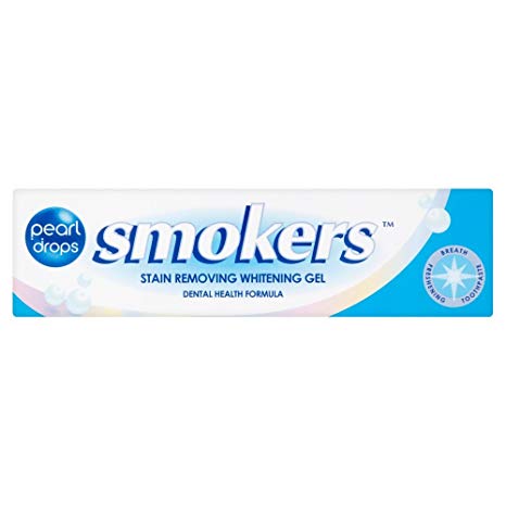 jern Udvikle Klæbrig Smokers whitning gel tandpasta 50 ml Pearldrops ⋆ Bik & Bik Online Pharmacy