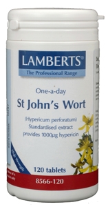St Janskruid (hypericum - St Johns wort) 120 tabletten Lamberts