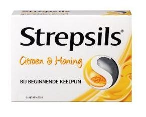Strepsils Citroen & Honing 24 stuks
