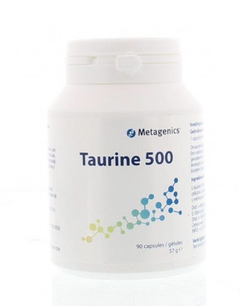 Taurine 500 90 capsules Metagenics